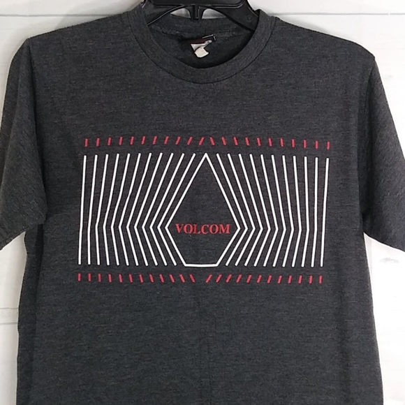 Volcom Striped Logo Print Sz S - Picture 2 of 5